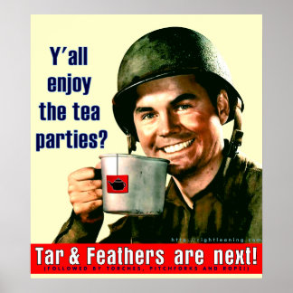 Poster Profitez du Tea Party ?