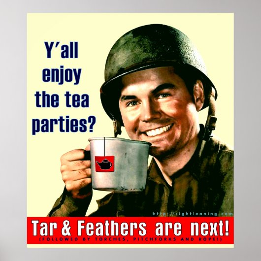 Poster Profitez du Tea Party ? (Devant)