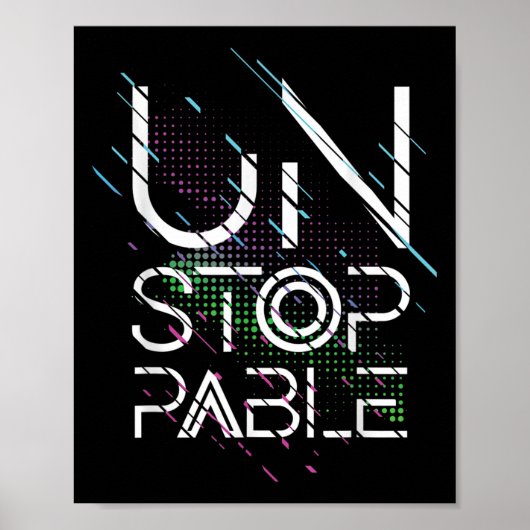 Poster Profitez d'une citation graphique Cool imprenable  (Devant)