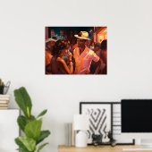 Poster Profitez d'une soirée Miami cool avec des amis (Bureau à domicile)