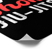 Poster Profitez d'une strangulation Jiu Jitsu Judo Boxe M (Coin)