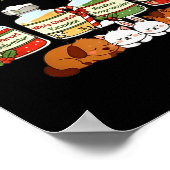 Poster Profol Silent Night Funny Vet Tech Christmas  (Coin)