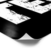 Poster Profond et foncé. Techno (Coin)