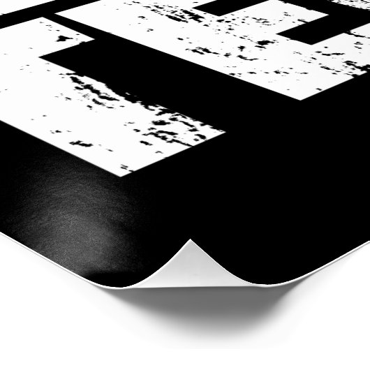 Poster Profond et foncé. Techno (Coin)