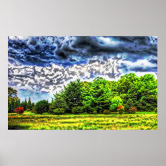 Poster Profondeur 18 Pastel