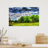 Poster Profondeur 18 Pastel (Cuisine)