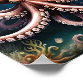 Poster Profondeurs surréalistes Octopus (Coin)