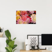 Poster Profusion de Dahlias (Bureau à domicile)