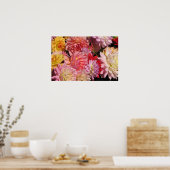 Poster Profusion de Dahlias (Cuisine)