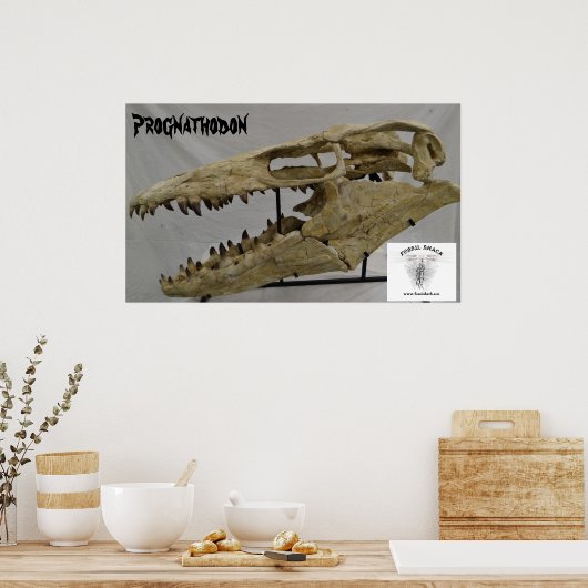 Poster Prognathodon Mosasaur (Cuisine)