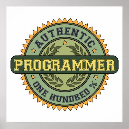 Poster Programmateur authentique (Devant)