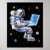 Poster Programmateur d'astronaute spatial (Devant)
