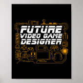 Poster Programmateur de programmation de jeu vidéo futur (Devant)