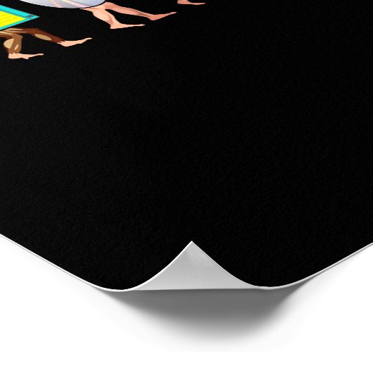 Poster Programmateur Geek de définition d'ingénierie info (Coin)