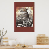 Poster Programmation Langues Tour de Babel (Cuisine)