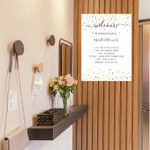 Poster Programme de chronologie mariage coeur d'or bienve