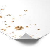 Poster Programme de chronologie mariage eucalyptus floral (Coin)