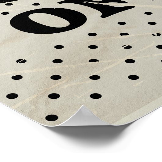 Poster Programme de football vintage (Coin)