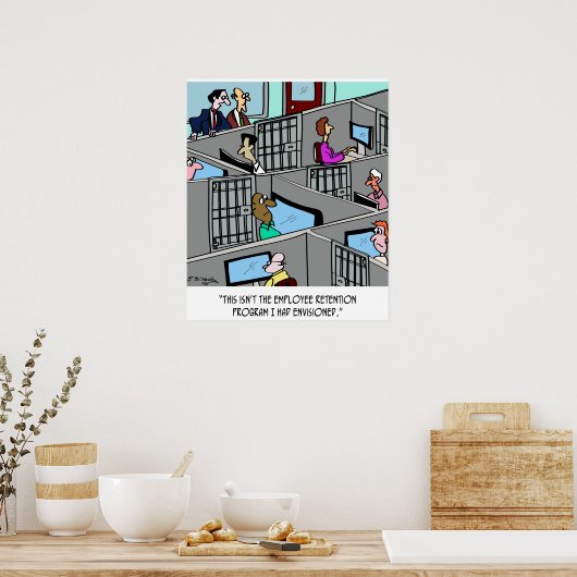 Poster Programme de rétention des employés extrêmes (Cuisine)