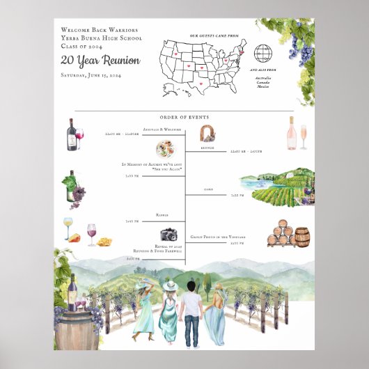 Poster Programme de Réunion de Bienvenue (Devant)