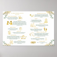 Programme des rituels mariages hindous modèle or v