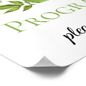 Poster Programmes de mariage de Wildwoods Botanicals (Coin)