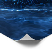 Poster Programmeur Code Lightning Core (Coin)
