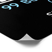 Poster Programmeur drôle en train de coder (Coin)