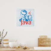 Poster Programmeur Java (Cuisine)
