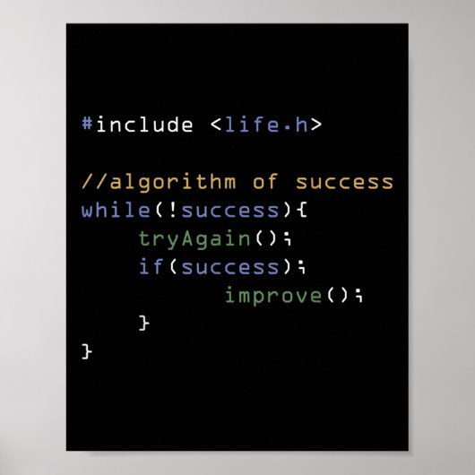 Poster Programmeurs Informatique Mème Coding Humour (Devant)