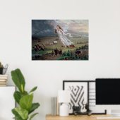 POSTER PROGRÈS AMÉRICAIN (Bureau à domicile)