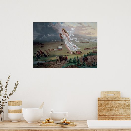 POSTER PROGRÈS AMÉRICAIN (Cuisine)