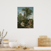 Poster Progrès de l'amour : Le Rendez-vous de Fragonard (Cuisine)