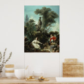 Poster Progrès de l'amour (panneau supérieur) - Fragonard (Cuisine)