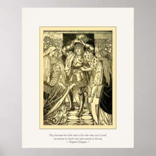 Poster Progrès du Pèlerin Art Nouveau ~ Art Vintage