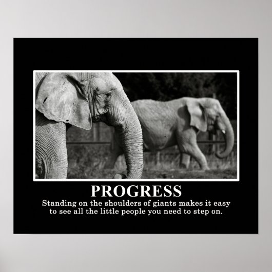 Poster Progrès par debout sur les épaules des géants S (Devant)