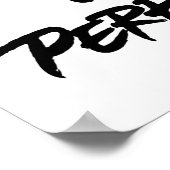 Poster Progrès plutôt que perfection (Coin)