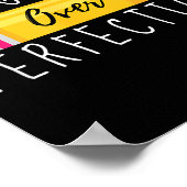 Poster Progress Over Perfection Motivational Back To Scho (Coin)