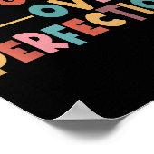 Poster Progress Over Perfection Motivational Teacher Men  (Coin)