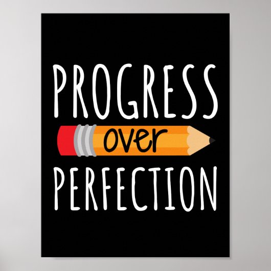 Poster Progress Over Perinfection (Devant)