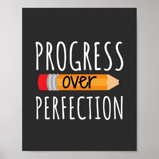 Poster Progress Over Perinfection (Devant)