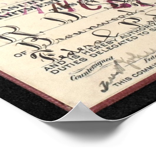 POSTER PROHIBITION AGENT SHUMATE 1920 (Coin)