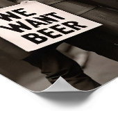 Poster Prohibition Wall Art, Beer Protest, Vintage Wall (Coin)
