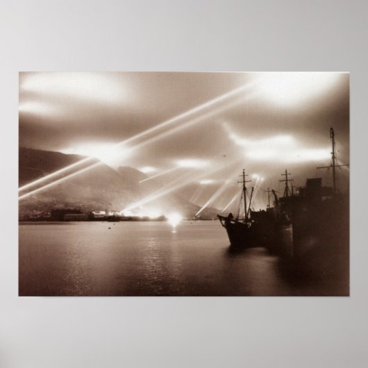 Poster Projecteurs du Gibraltar (Devant)