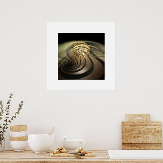 Poster Projection de la lumière par le Loxodrome (Cuisine)