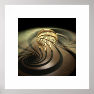 Poster Projection de la lumière par le Loxodrome