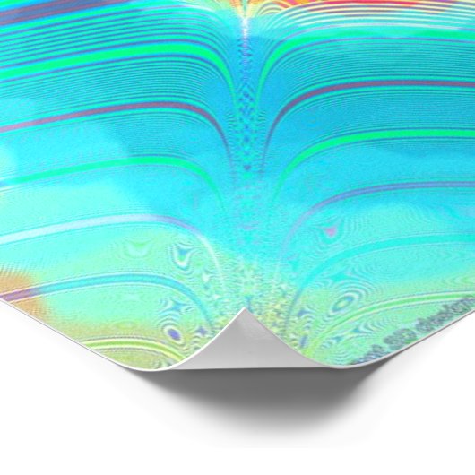 Poster Projection fractale 1.4c (Coin)