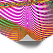 Poster Projection fractale 1.7d1 (Coin)