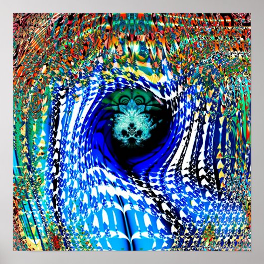 Poster Projection fractale 2.7a (Devant)