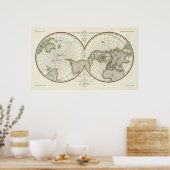 Poster projection montrant déclinaison magnétique (Cuisine)